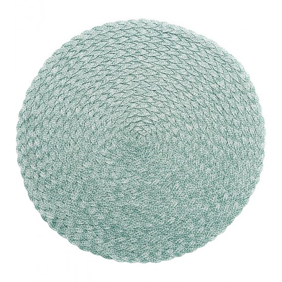 Lugar Americano 38cm Azul Leaf